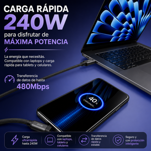 Cable de Carga con Soporte Invisible 2en1